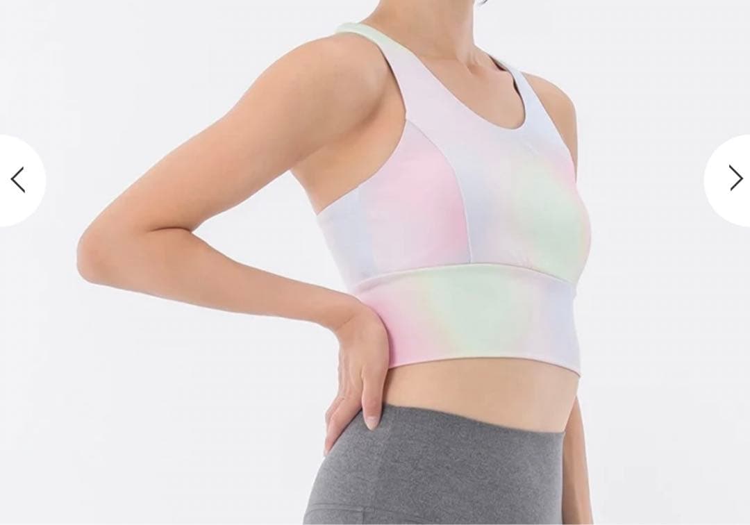 【SUKALA】ブラトップ付きフローラルジャガードトップス Sサイズ