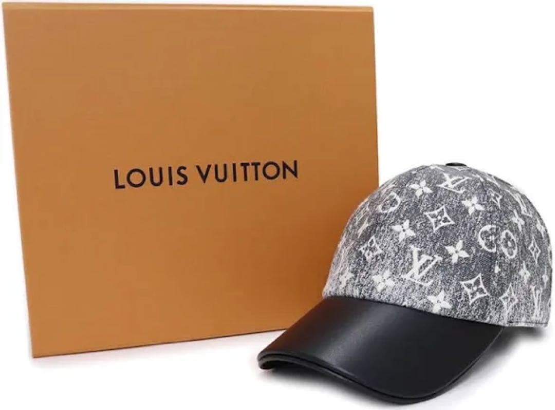 新品同様　ルイヴィトン キャップ　デニム　モノグラム