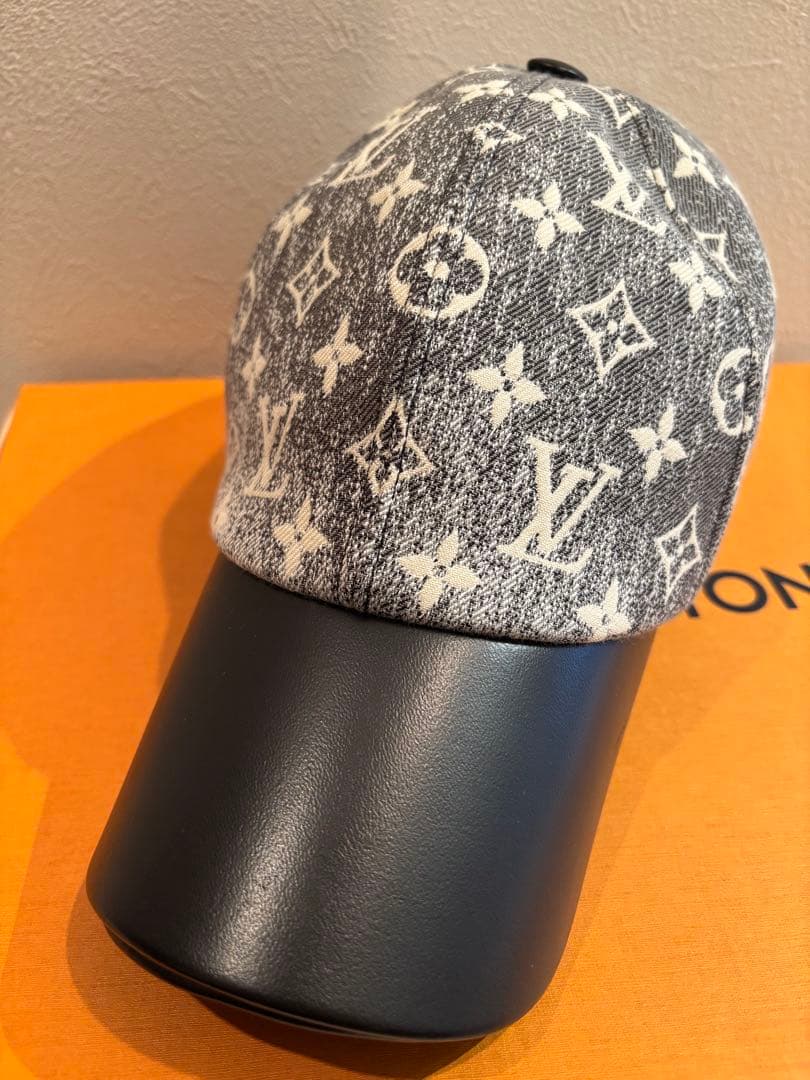 新品同様　ルイヴィトン キャップ　デニム　モノグラム
