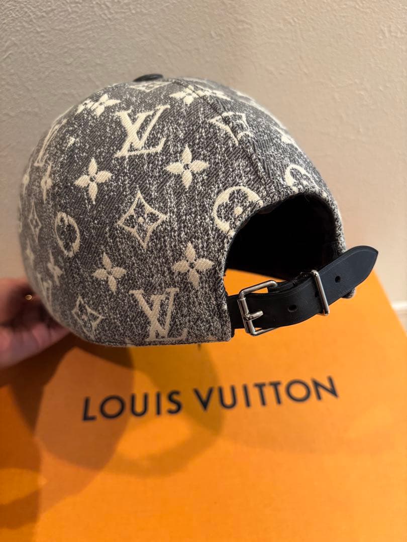 新品同様　ルイヴィトン キャップ　デニム　モノグラム
