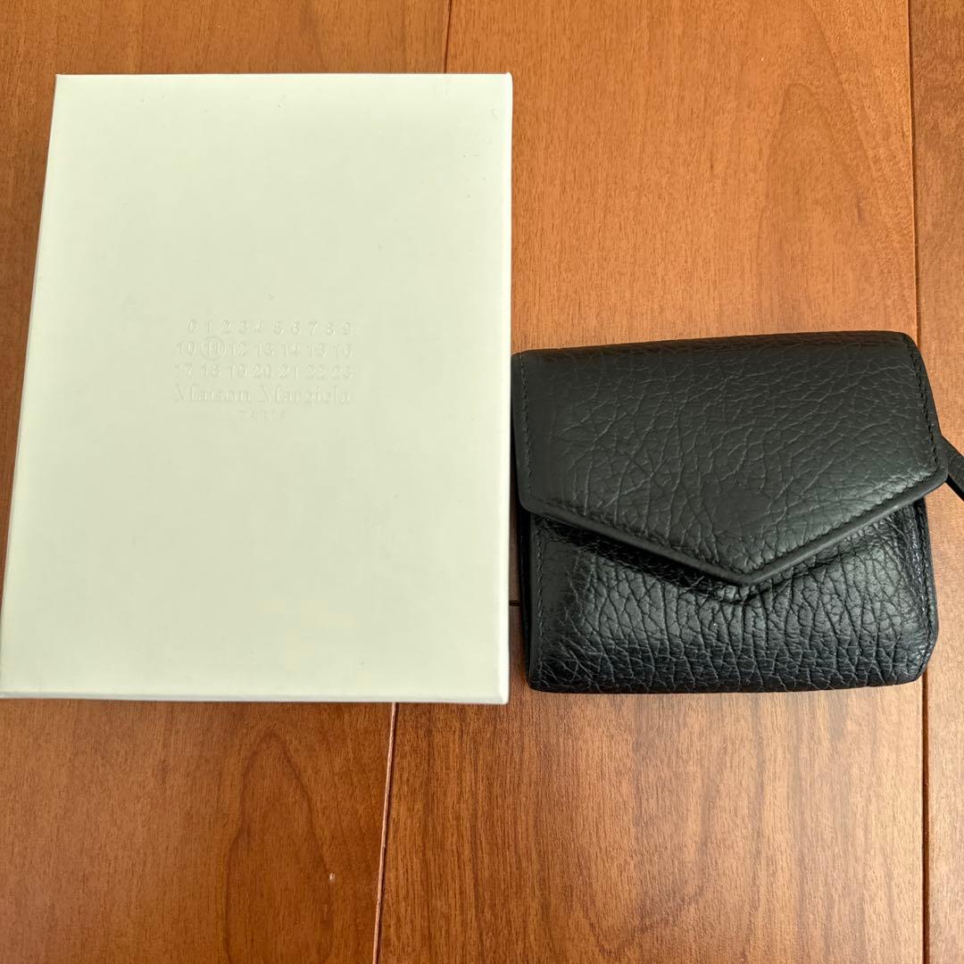 さ*む様 Maison Margiela ブラック 三つ折り財布