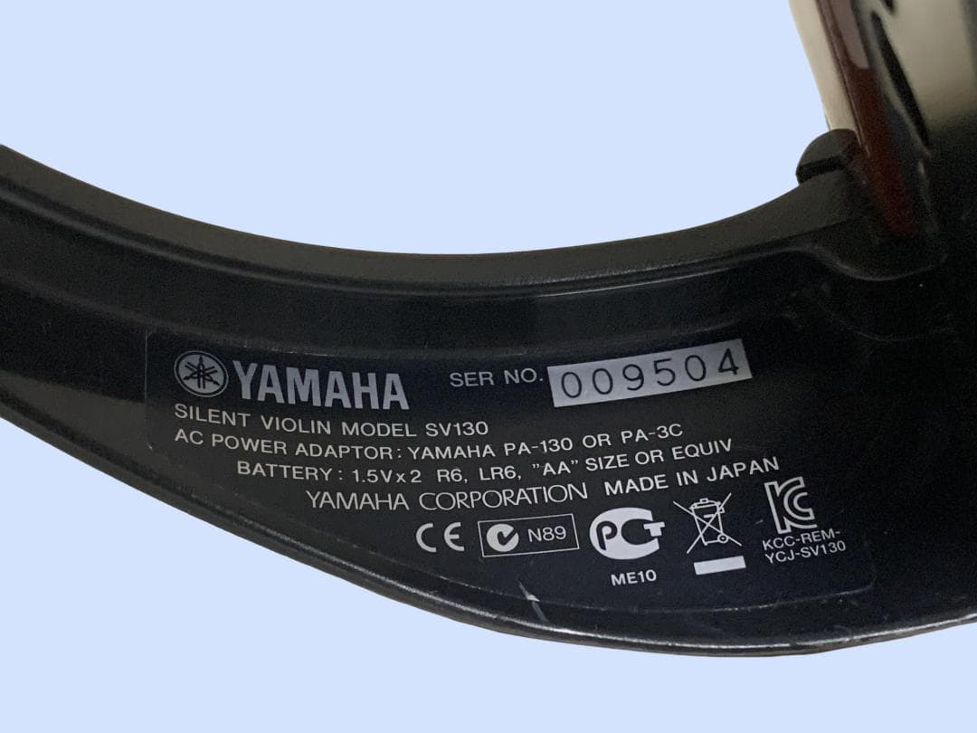 M7163 YAMAHA MODEL SV130 サイレントバイオリン 部品取り