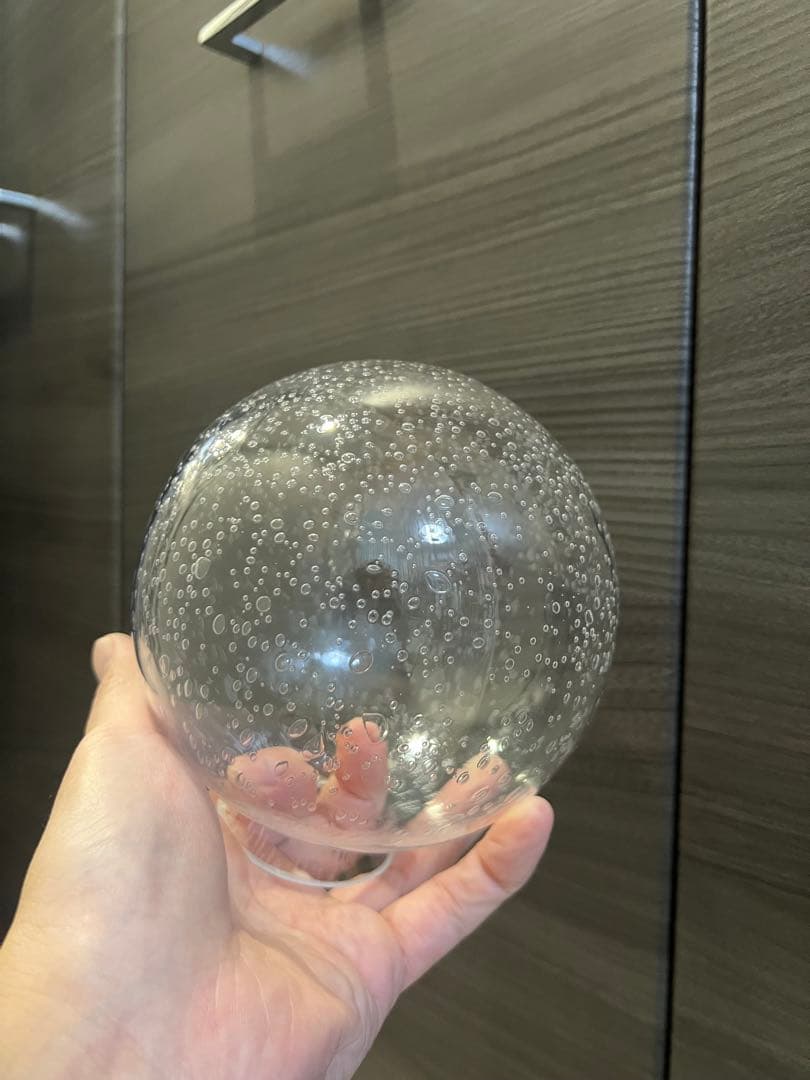 4灯 気泡入りガラス ペンダントライト オレリア シーリング