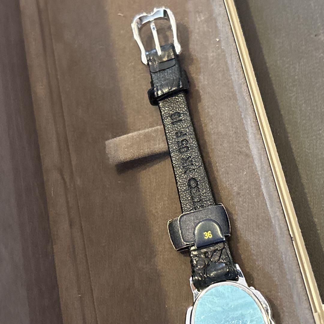 未使用　SEIKO　セイコー　エクセリーヌ　ダイヤベゼル　シェル文字盤