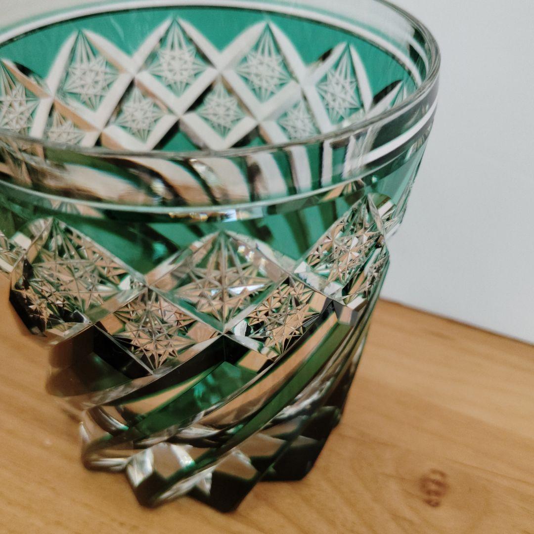 【美品】江戸切子２点　作高野秀徳