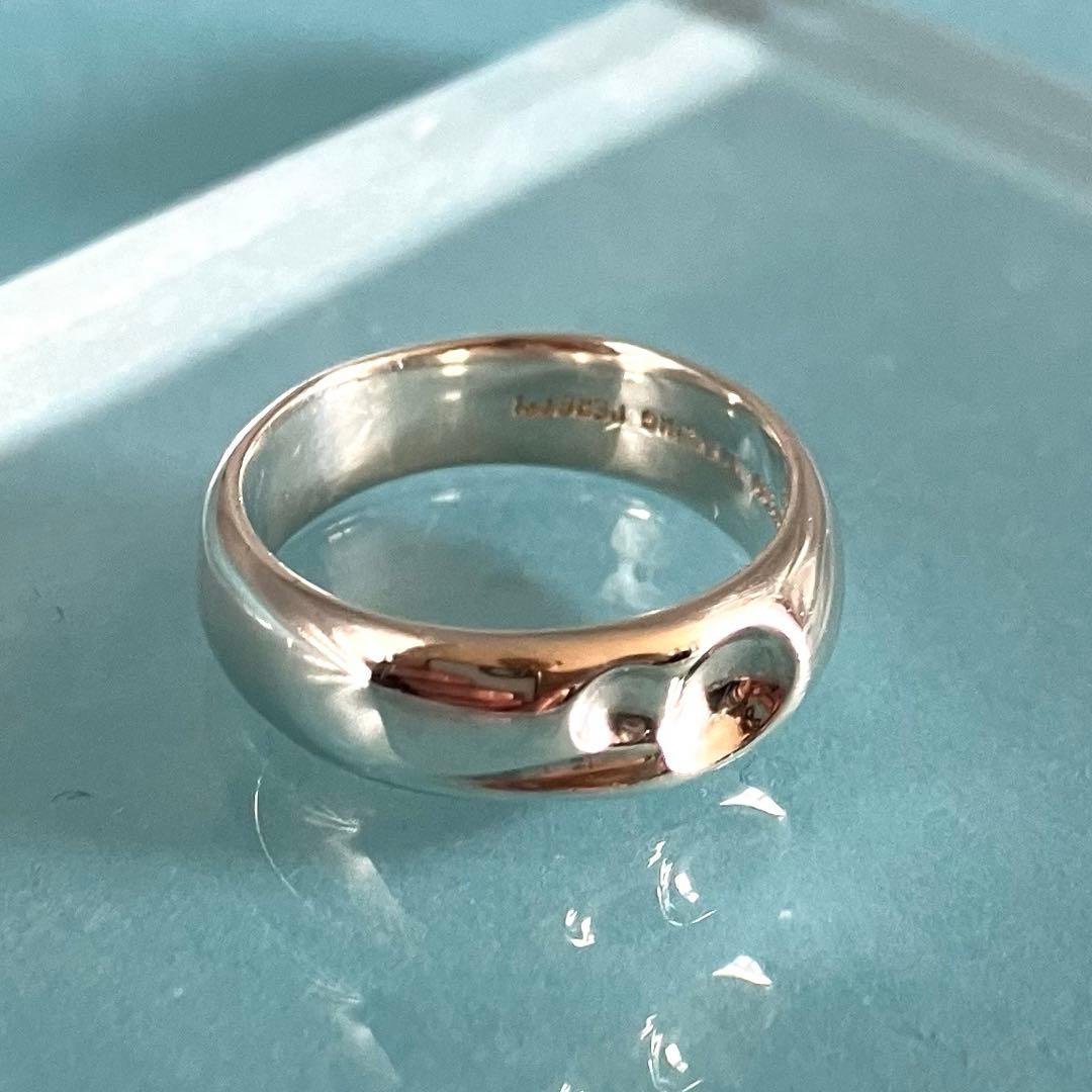 TIFFANY＆Co エルサ ペレッティ カーブドハート リング 14号 925