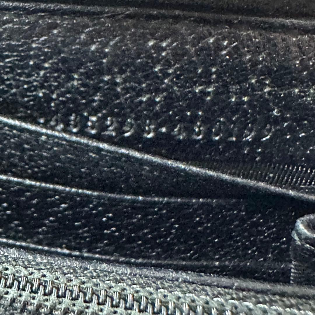 新品同様‼️ グッチ　GUCCI 財布　長財布　シェリーライン　ラウンドファスナー