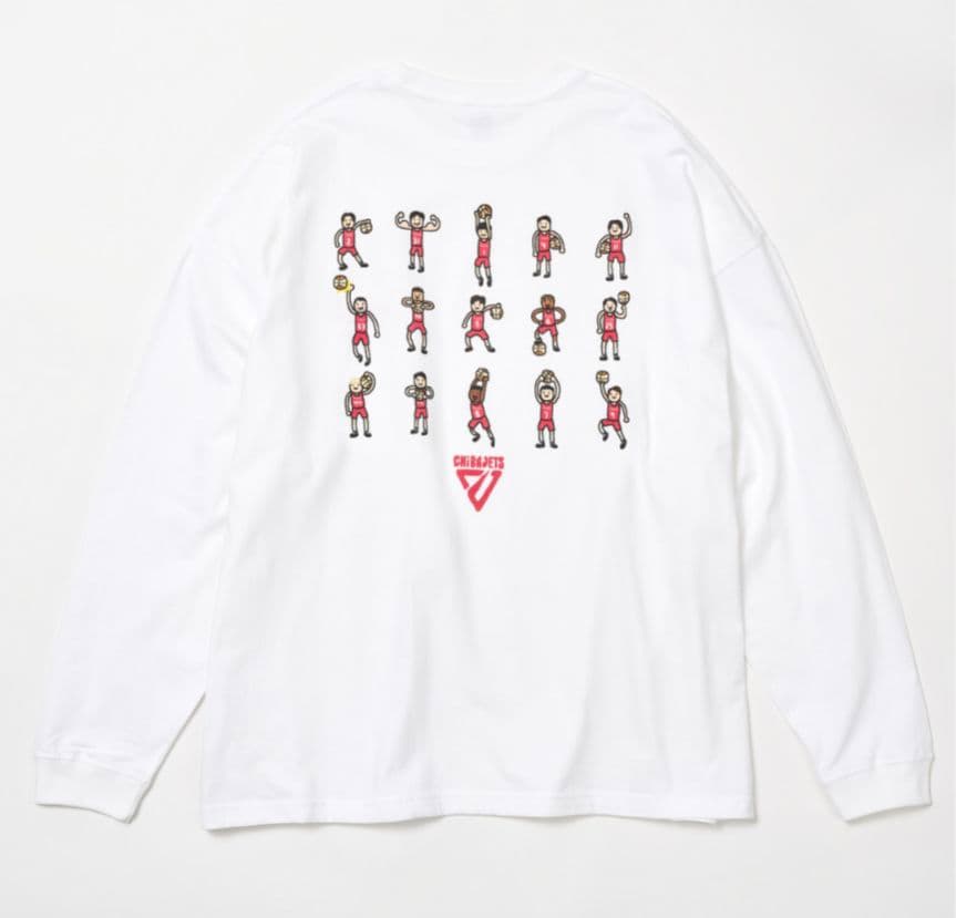 CHIBAJETS×NBA PAINT ビッグシルエットロングTシャツ（XL）