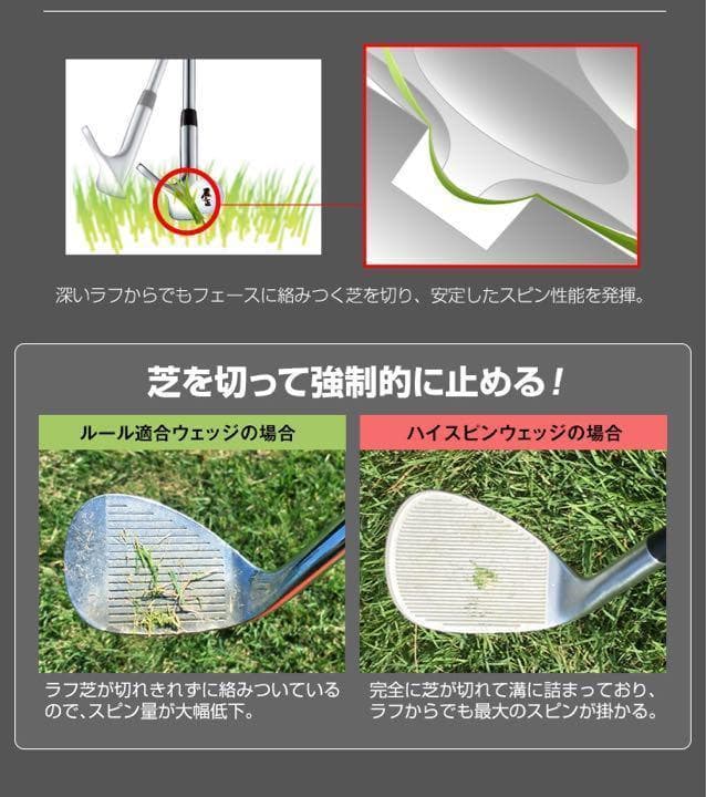 【選べる2本】世界最強バックスピン！止まって戻って寄せワン連発の激スピンウェッジ