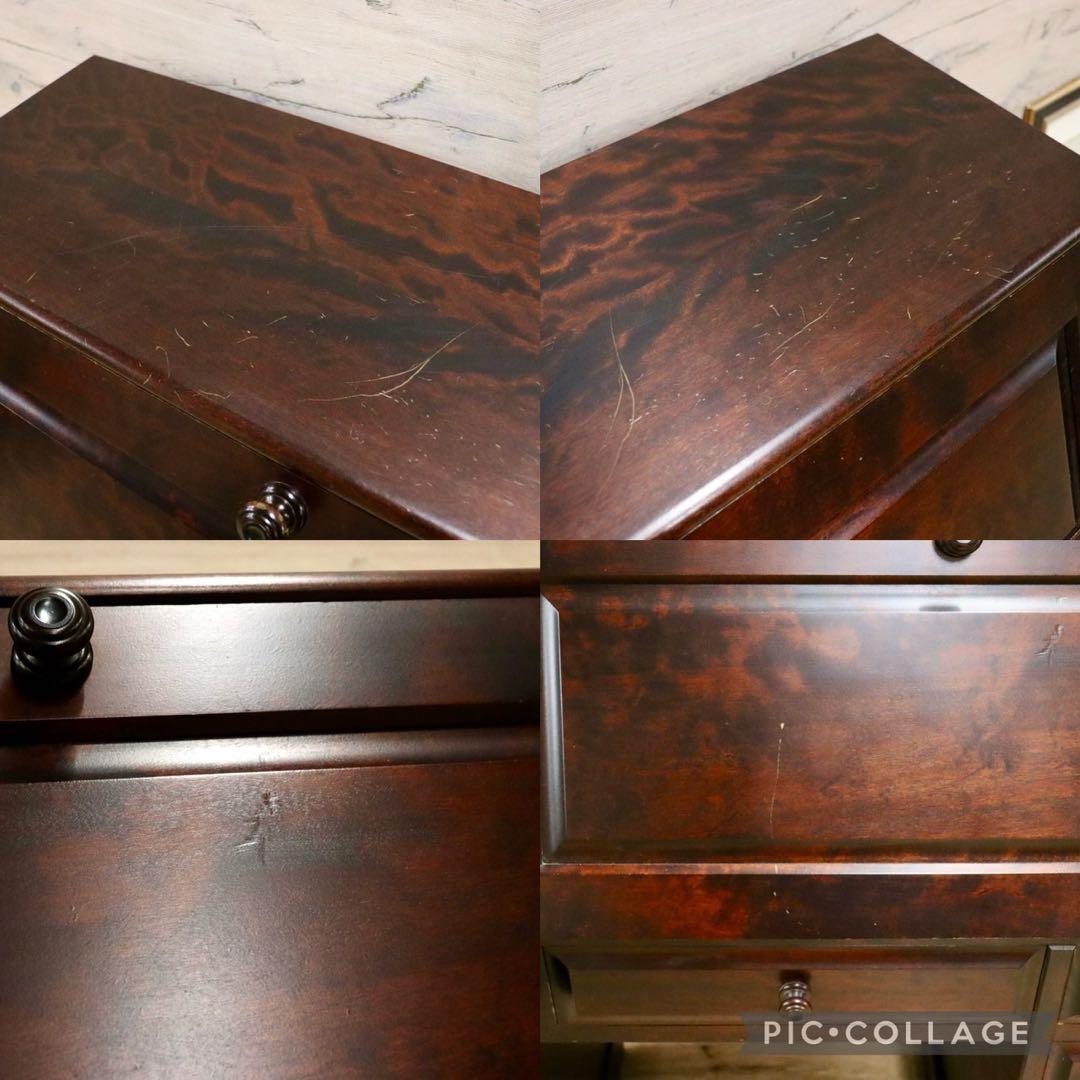 GMGH349○北海道民芸家具 ライティングビューロー 勉強机 学習机 書斎机