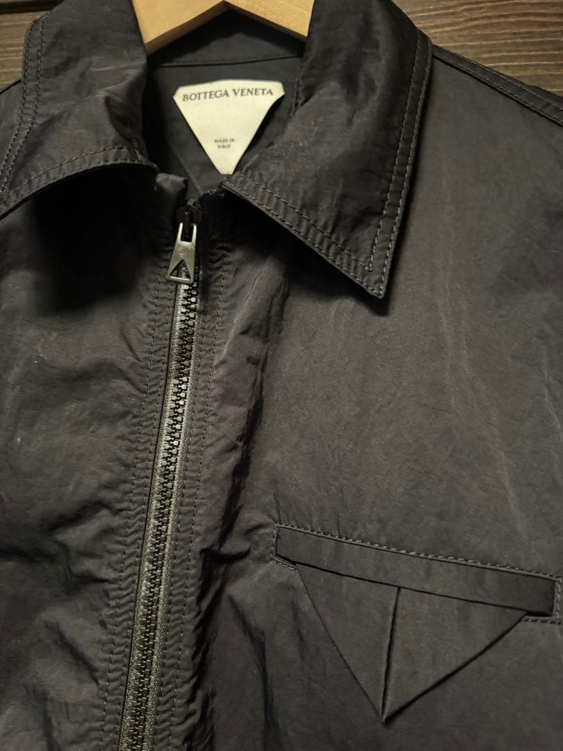 BOTTEGA VENETA テックナイロンブルゾン ブラック サイズS