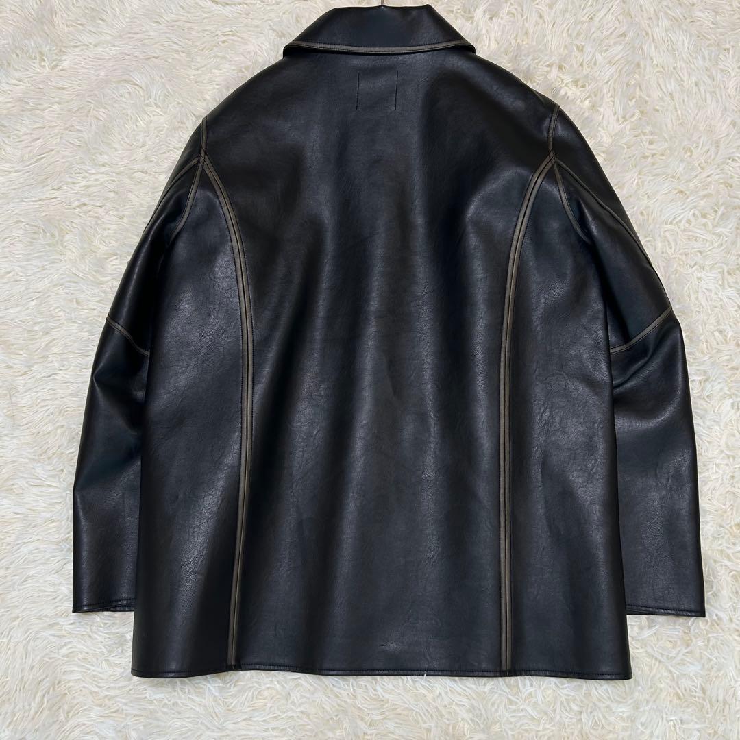 searoomlynn Vintage ECOレザーシャツジャケット　SHORT
