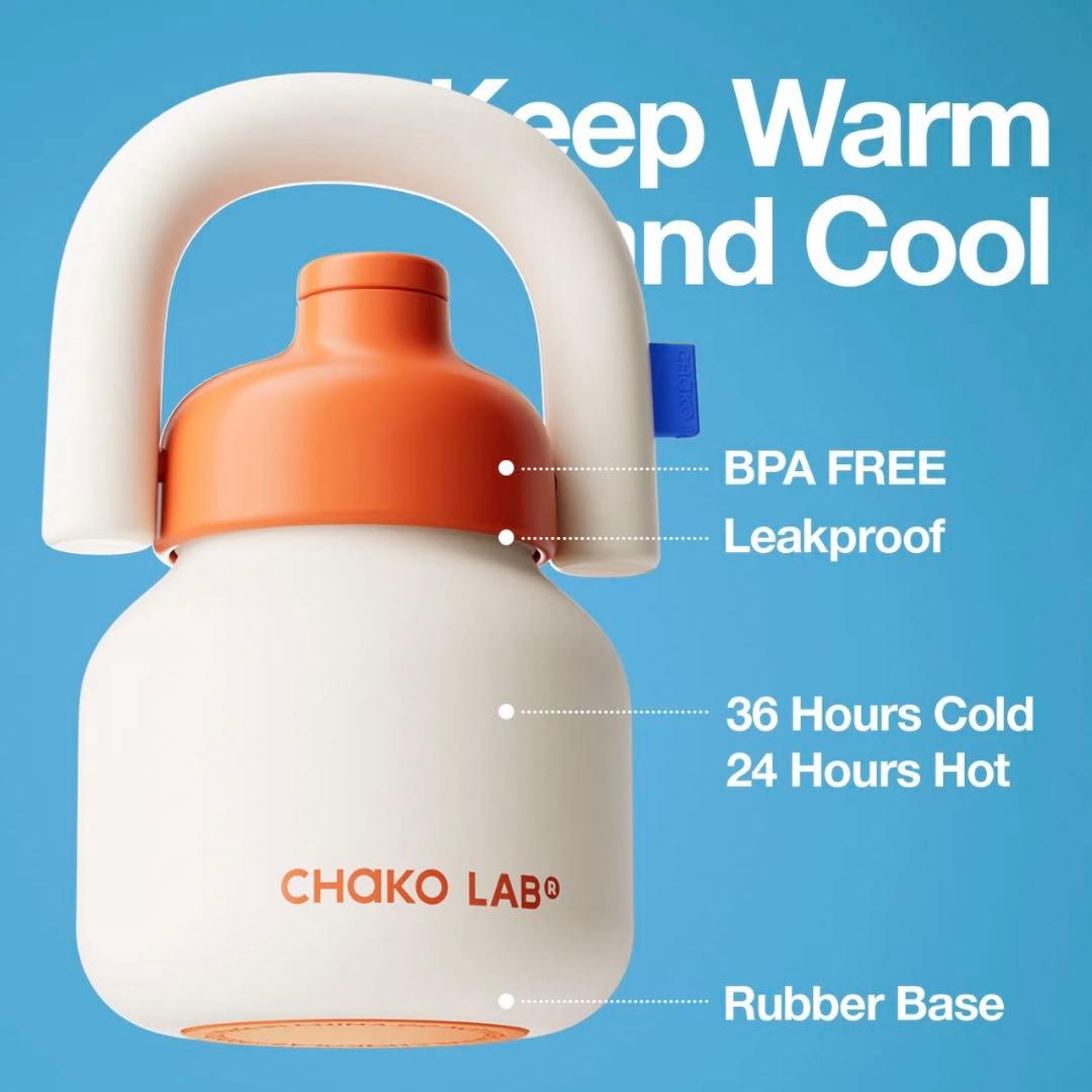 【新品未使用】Starbucks×CHAKO LAB 1L ストローボトル