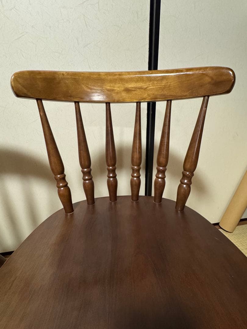ダイニングチェア ウィンザーチェア 2脚セット マレーシア