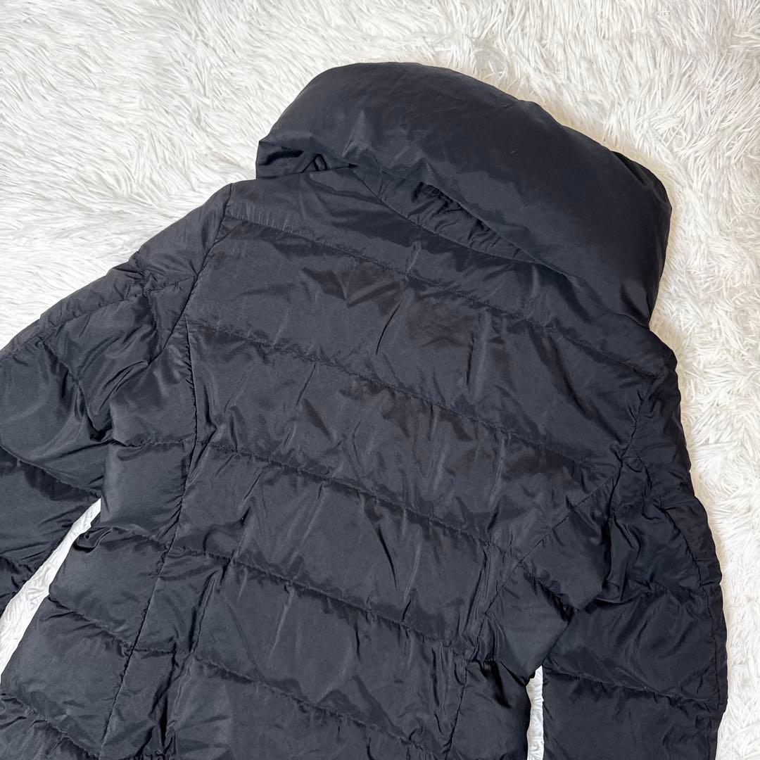 美品✨アンタイトル ホワイトダック ダウンコート ボリュームカラー 42 黒