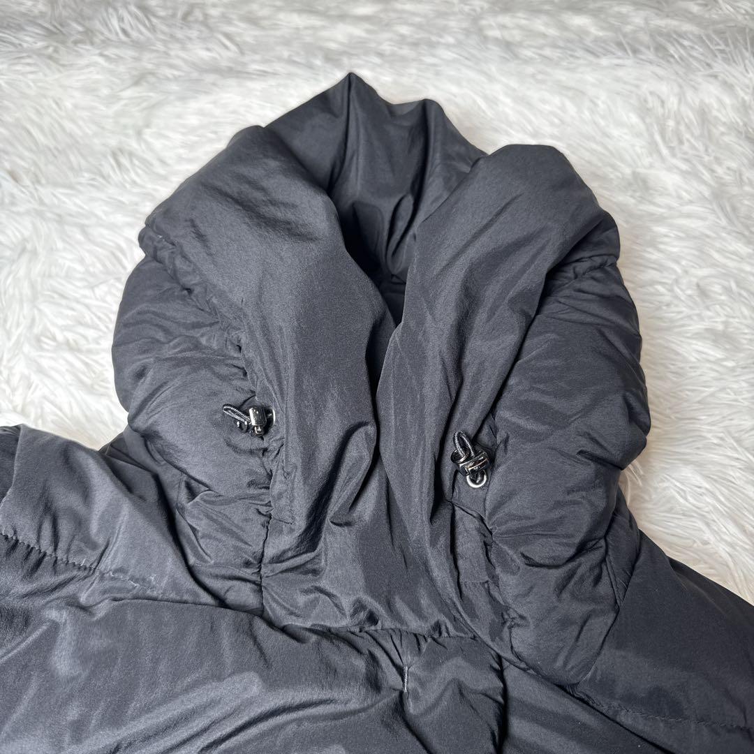 美品✨アンタイトル ホワイトダック ダウンコート ボリュームカラー 42 黒