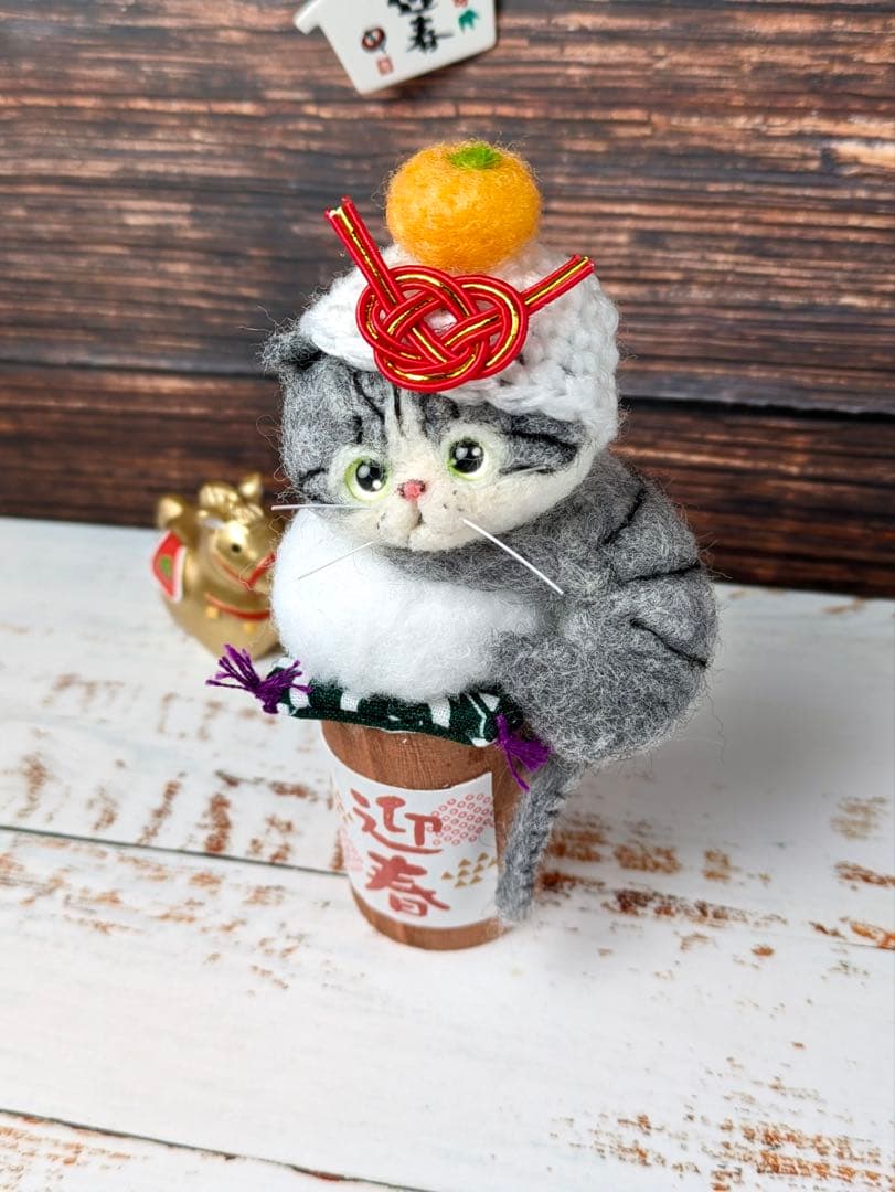 ハンドメイド　羊毛フェルト　猫　再販ページ♪