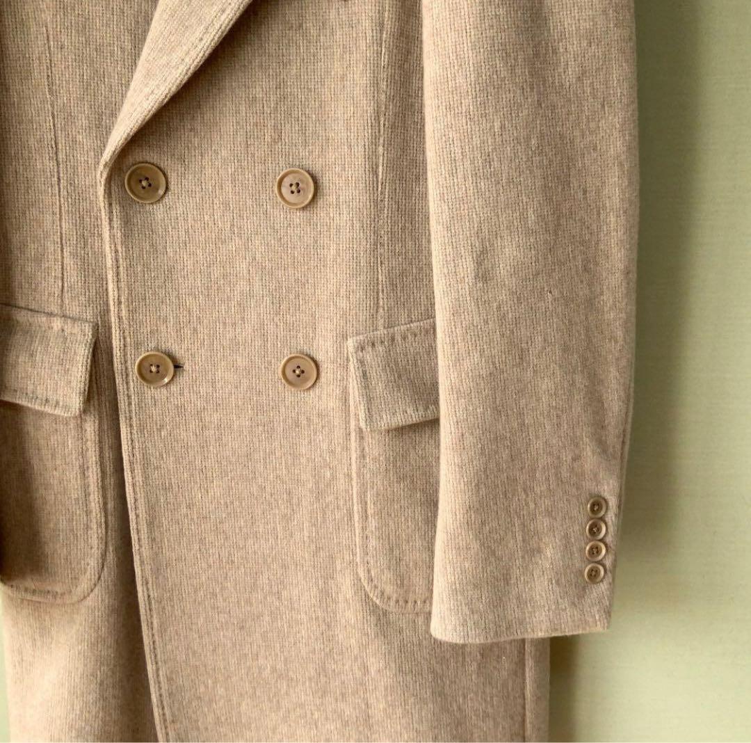 Brilla per il gustoダブルチェスターコート 46ウールカシミヤ