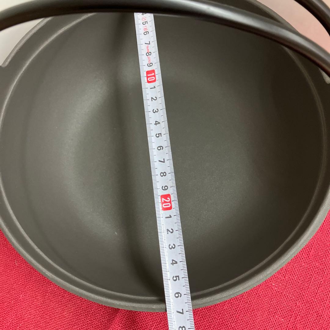 電磁調理器、直火OKふるさと鍋27㎝