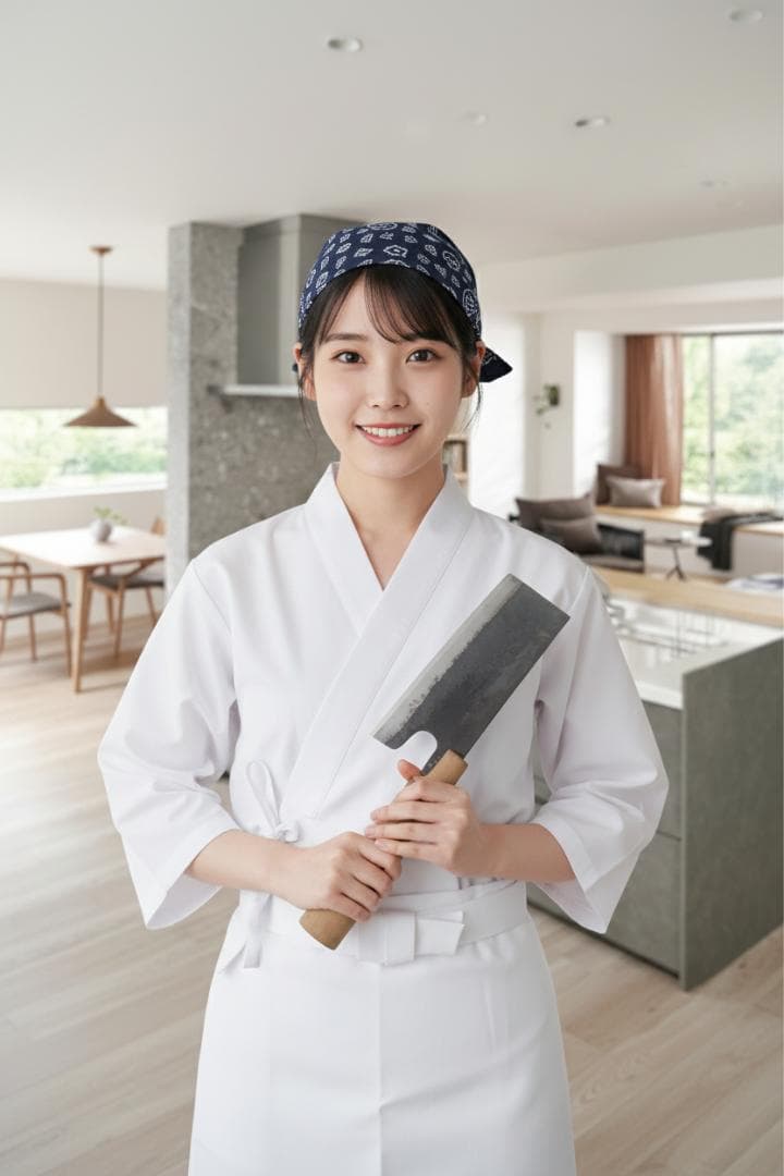 ●忠房 丸寅 麵切り包丁●全長約35cm●刃渡り約21.2cm