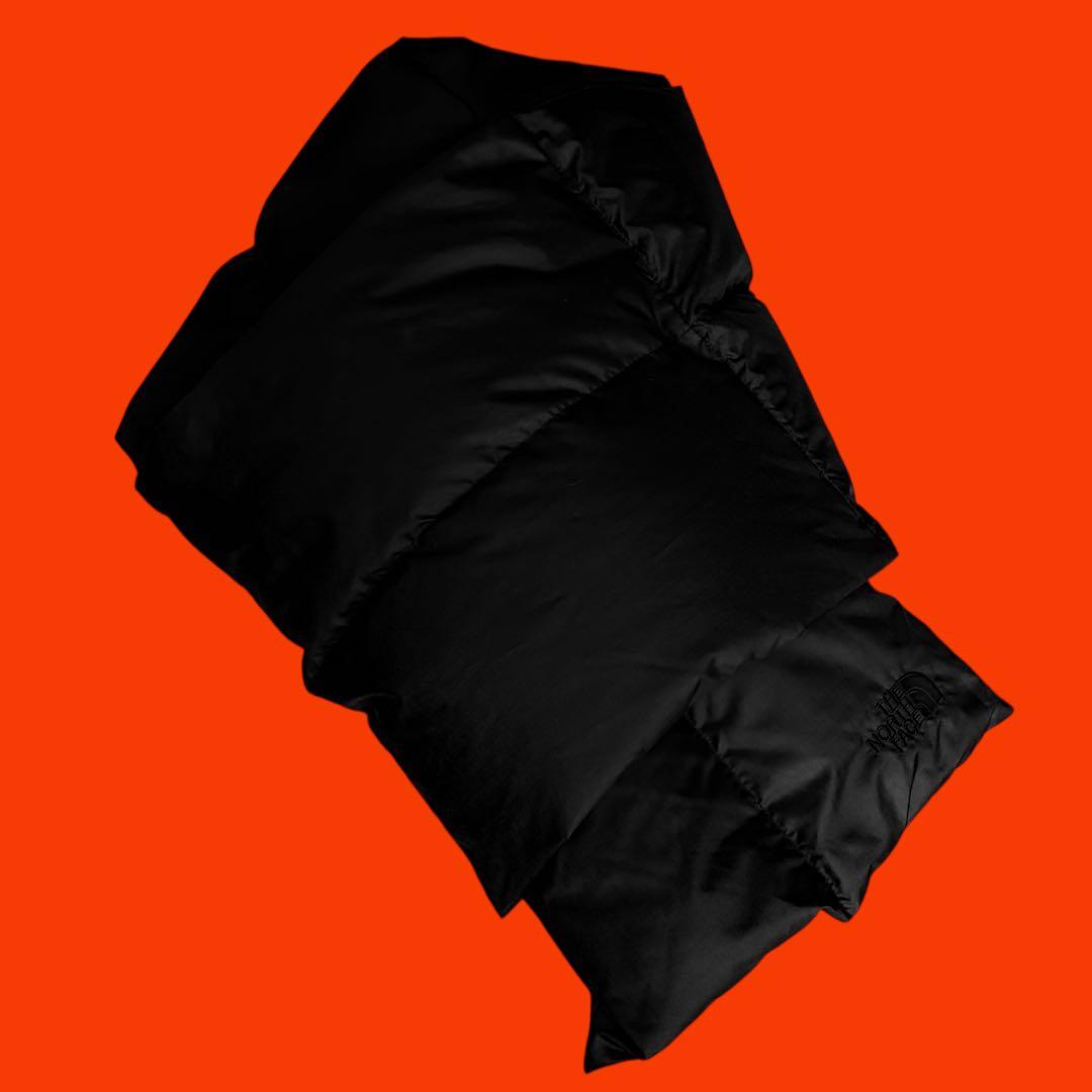 THE NORTH FACE ダウン ブラック マフラー kodenshi