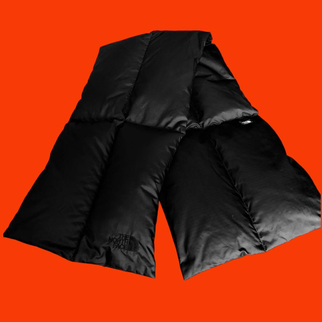THE NORTH FACE ダウン ブラック マフラー kodenshi