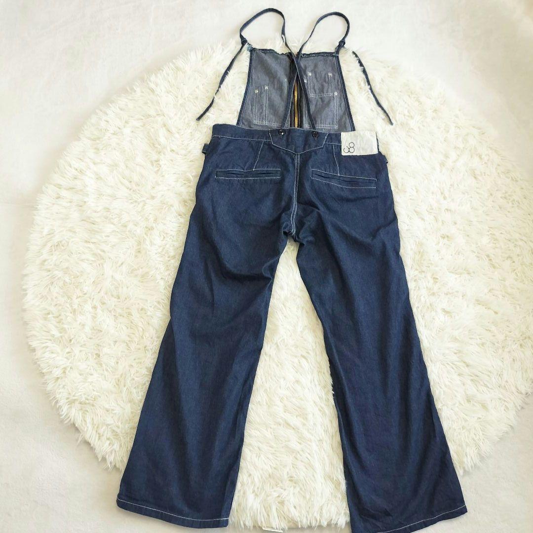 JOHNBULL フレンチサロペット L インディゴ ZP118