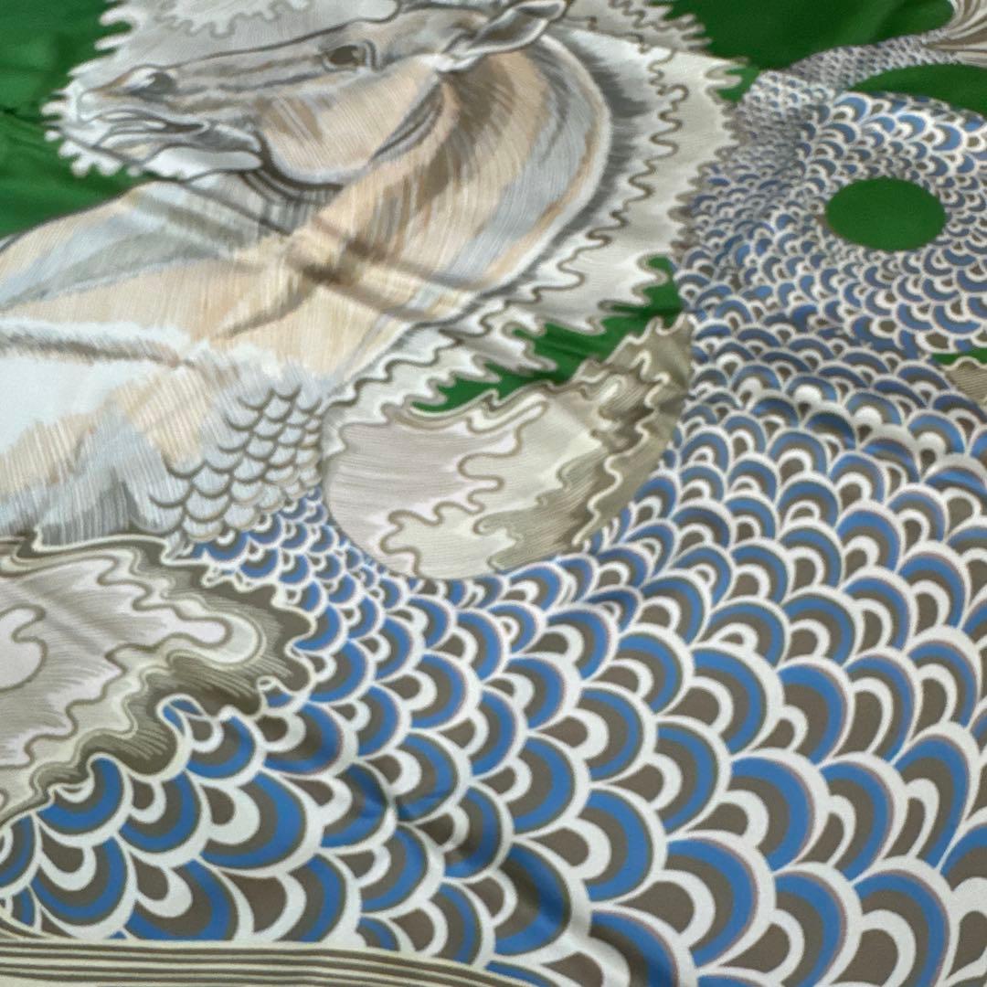 エルメス カレ90 スカーフ CHEVAL SIRENE リバーシブル 馬