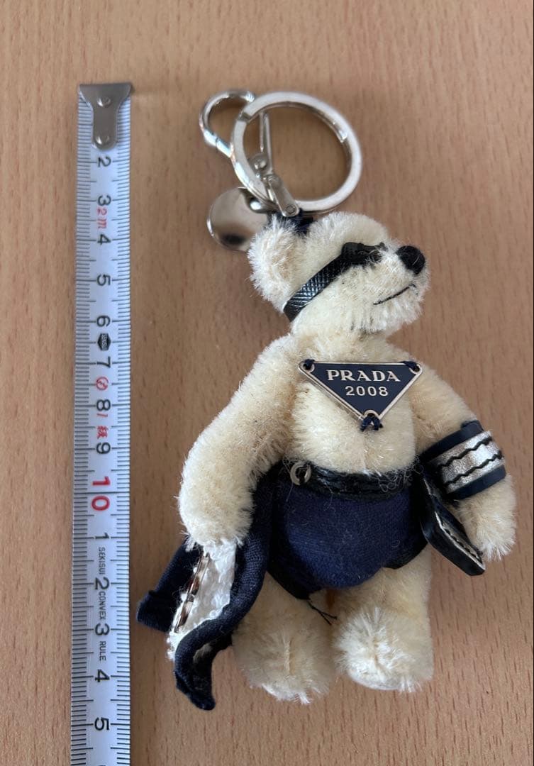 PRADA 2008限定 テディベア・スイマー／競泳モデル キーホルダー 希少