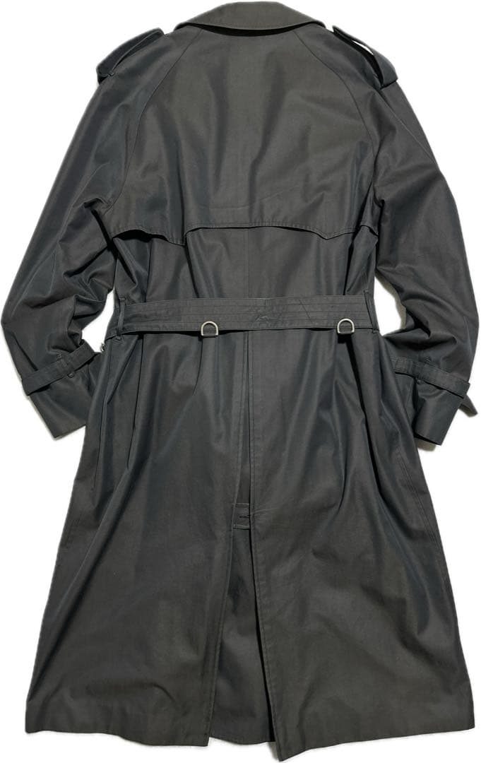 マ*ス様 大きいサイズ✨現行アクアスキュータム　トレンチコート　ブラック　New