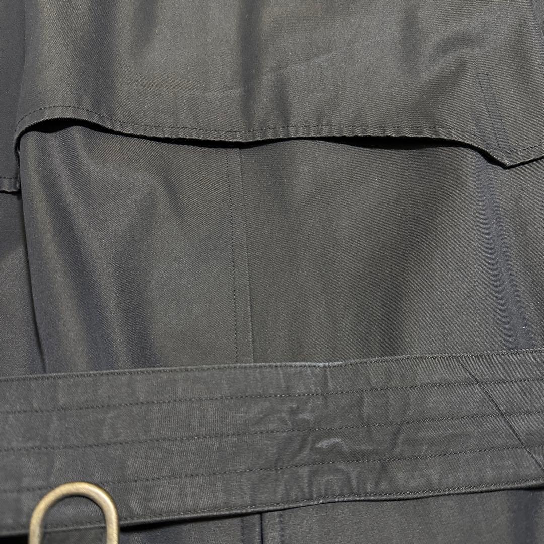 マ*ス様 大きいサイズ✨現行アクアスキュータム　トレンチコート　ブラック　New