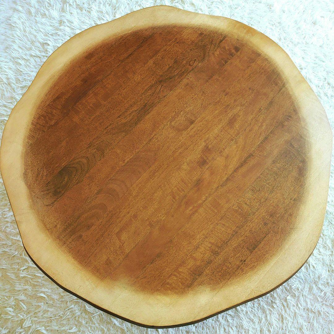 桜屋工業 銘木調 DAY CHERRY 丸テーブルLT-53-75