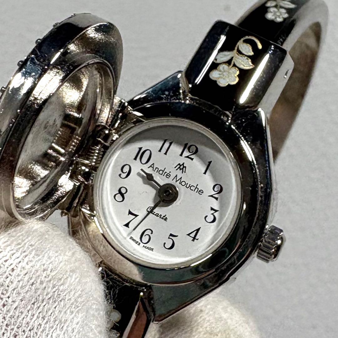【美品】ANDRE MOUCHE アンドレムッシュ 腕時計 バングル 電池切れ
