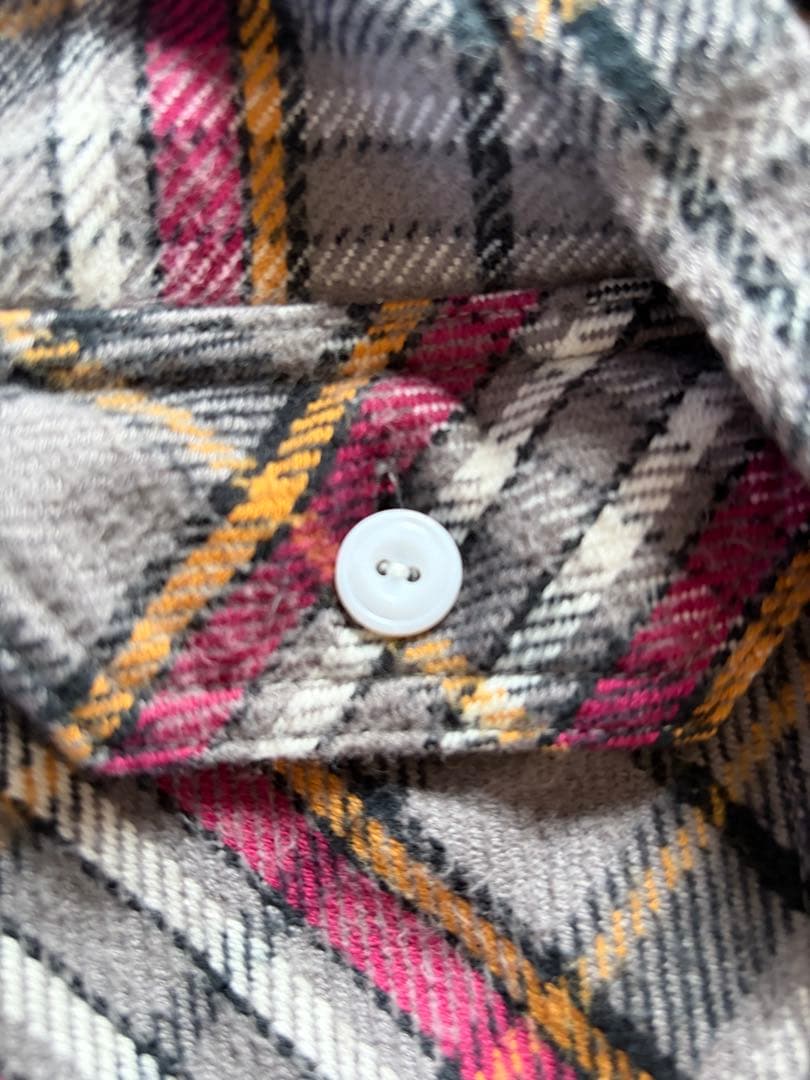 ビー】ナンバーナイン　フードネルシャツ　NUMBER(N)INE サイズ2