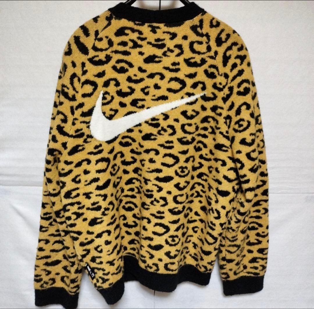 NIKE　レオパードカーディガンXL
