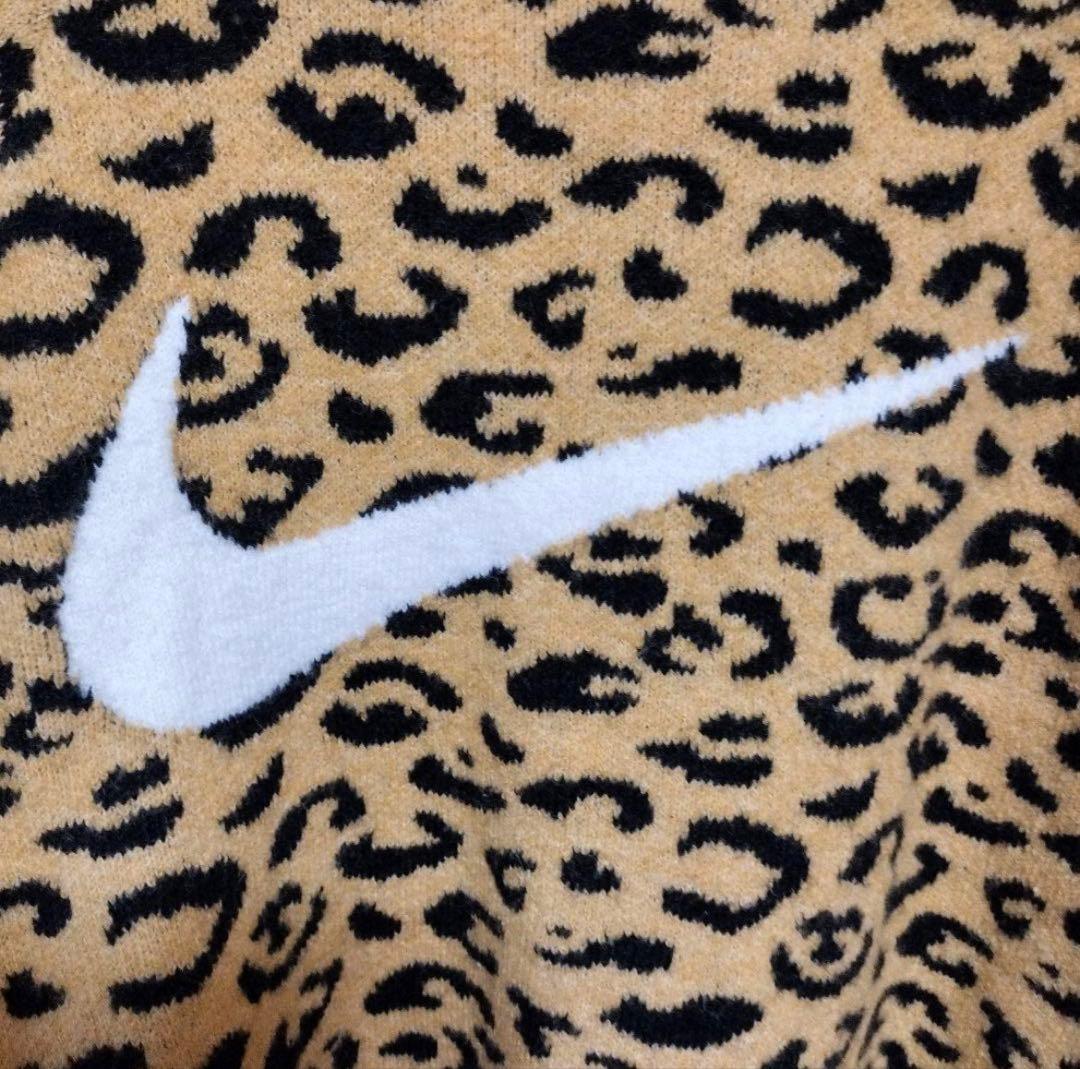 NIKE　レオパードカーディガンXL