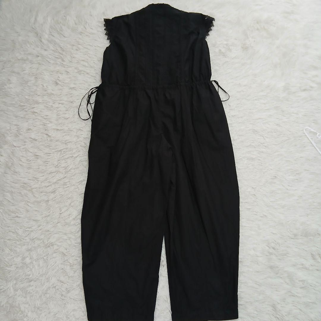 【美品】【Curensology】24SSコットンレースオールインワン　ブラック