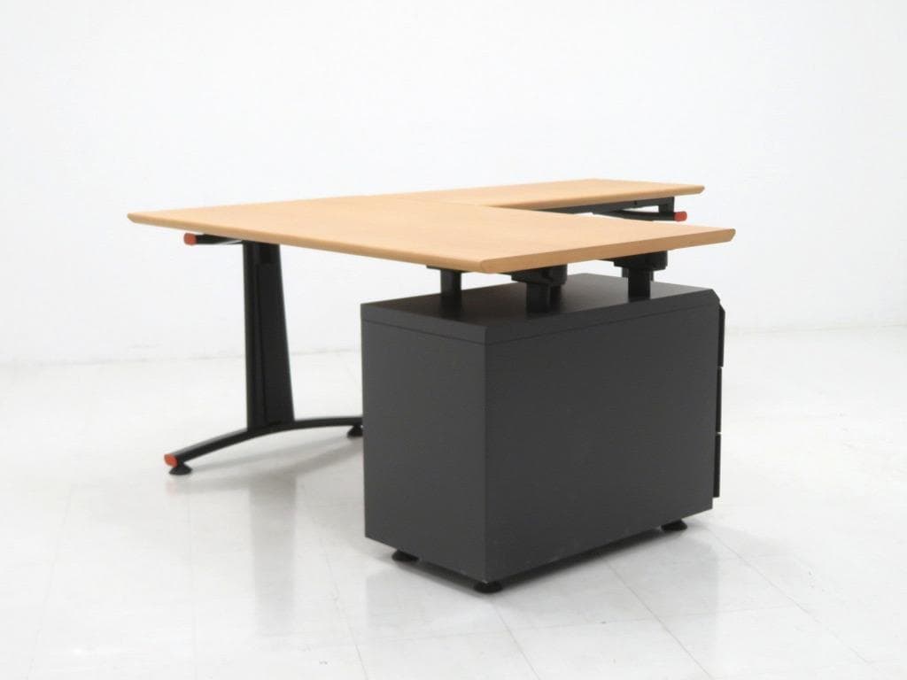 knoll ノール　ビンテージ　L型デスク　書斎机　モダン　エグゼクティブデスク