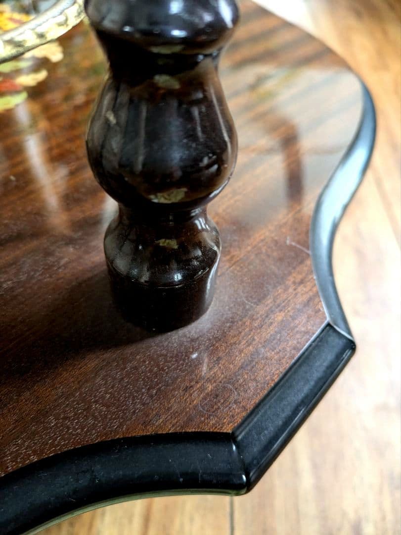 美品　イタリア製 ティーワゴン 象嵌細工 アンティークワゴン キッチンワゴン