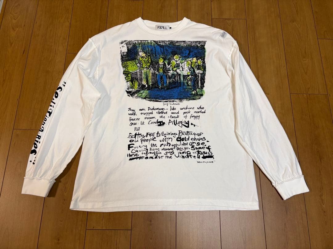 KIDILL ロンT ヴィンテージホワイト 25AW No.KL1020