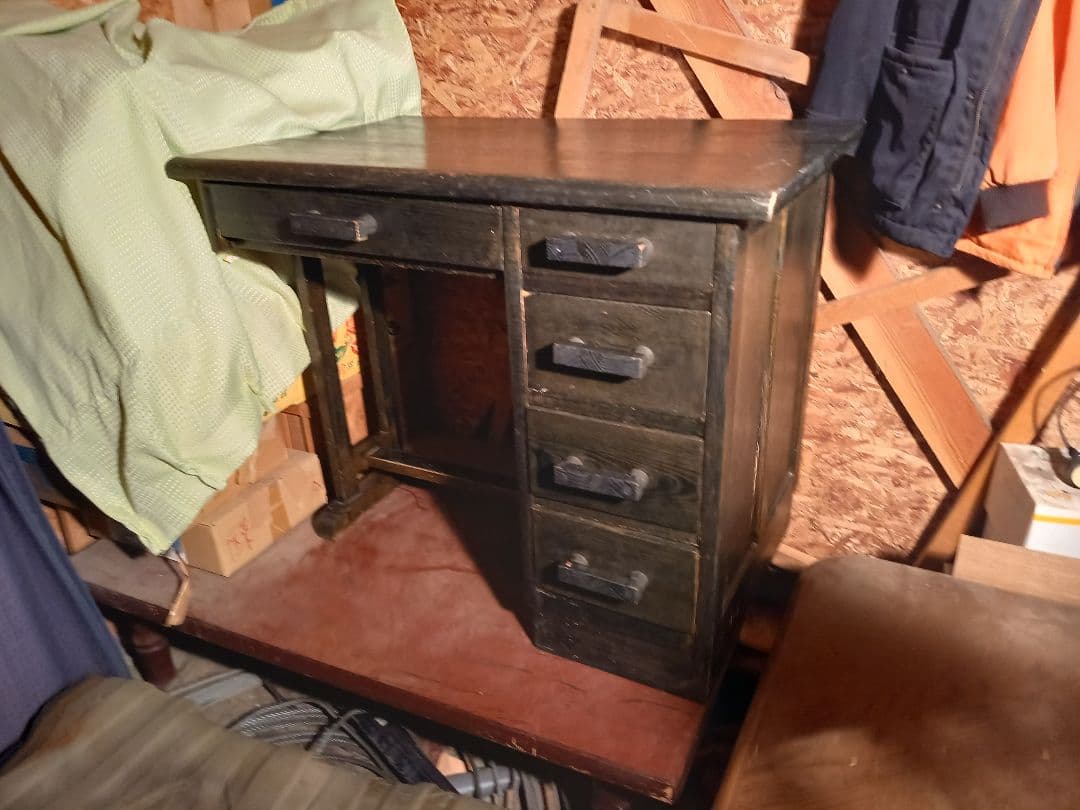 超希少 昭和レトロ 学習机 勉強机