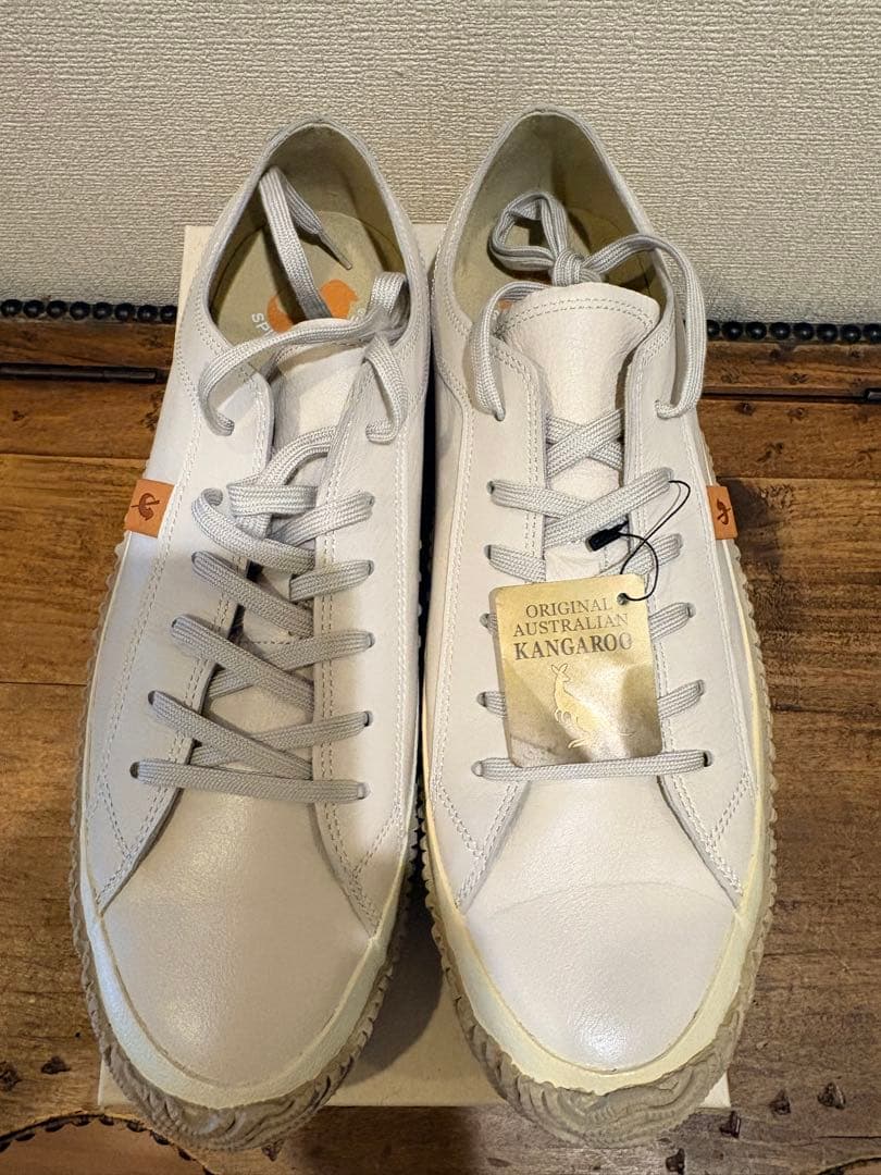 【限定セール】spingle move スニーカーLL 27.5cm アイボリー