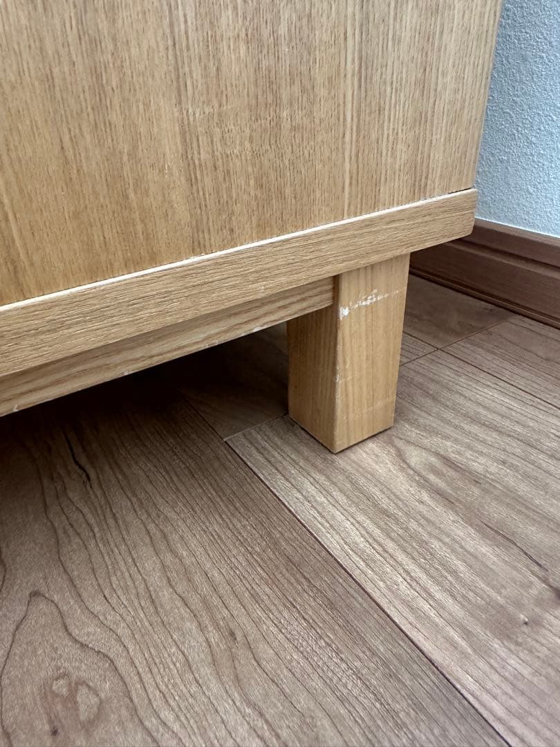 無印良品 4段チェスト・タモ材（廃盤品）