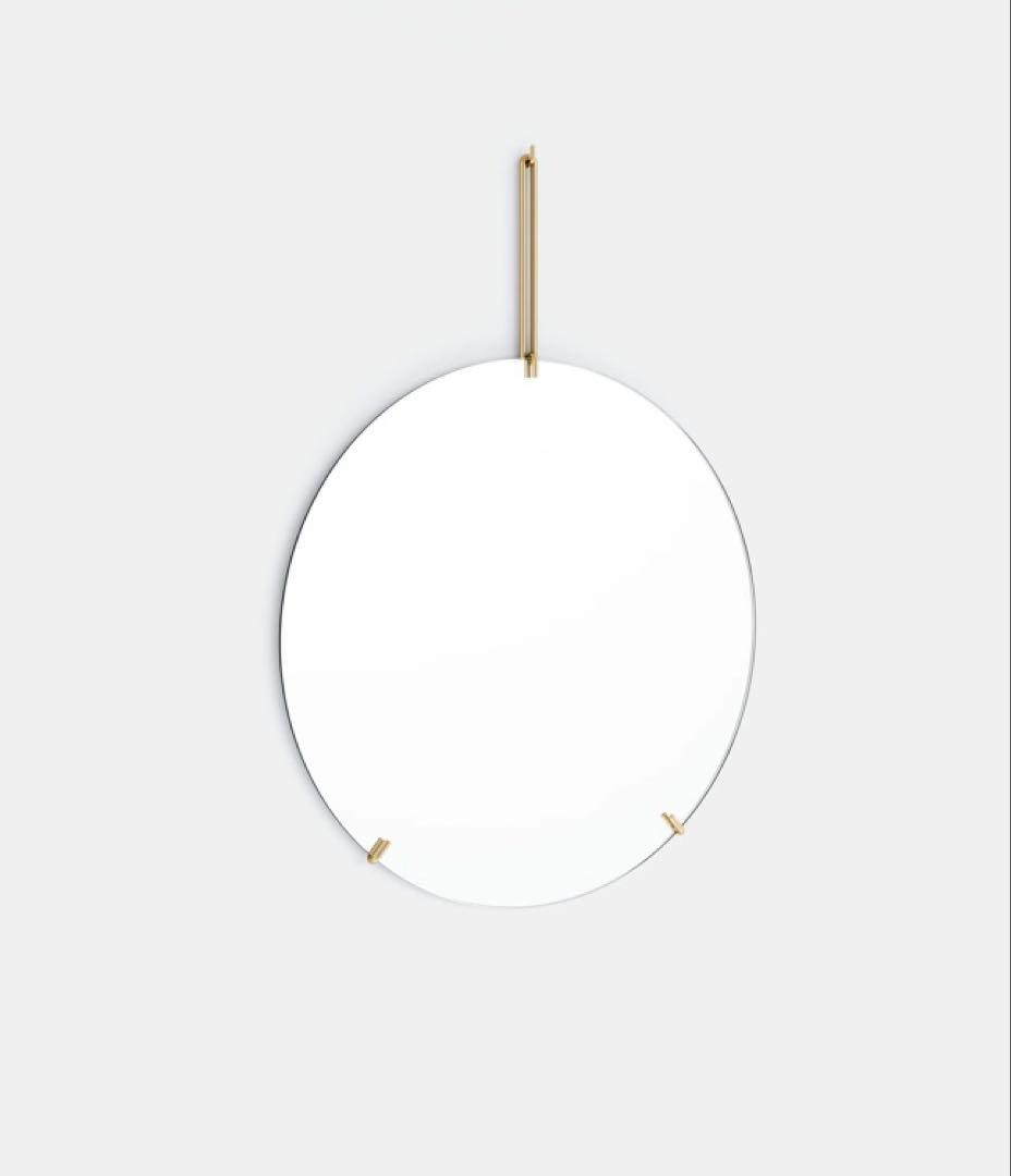 【MOEBE】ムーべ ウォールミラー 50cm ブラス