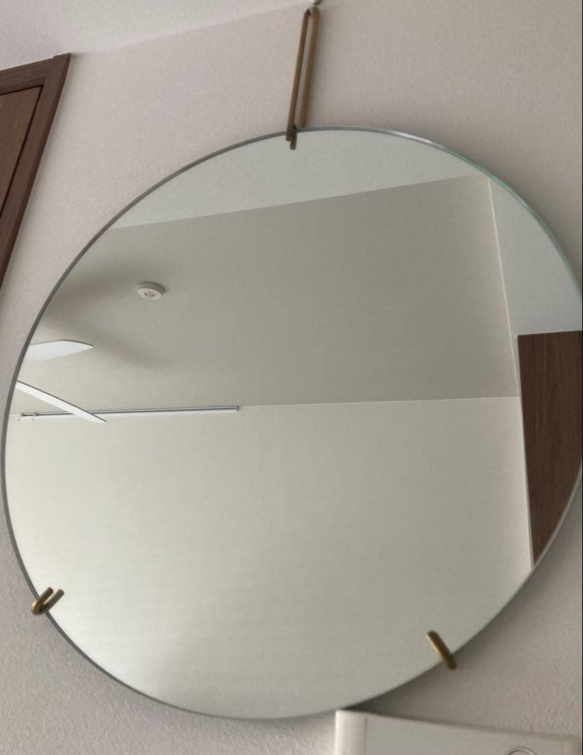 【MOEBE】ムーべ ウォールミラー 50cm ブラス