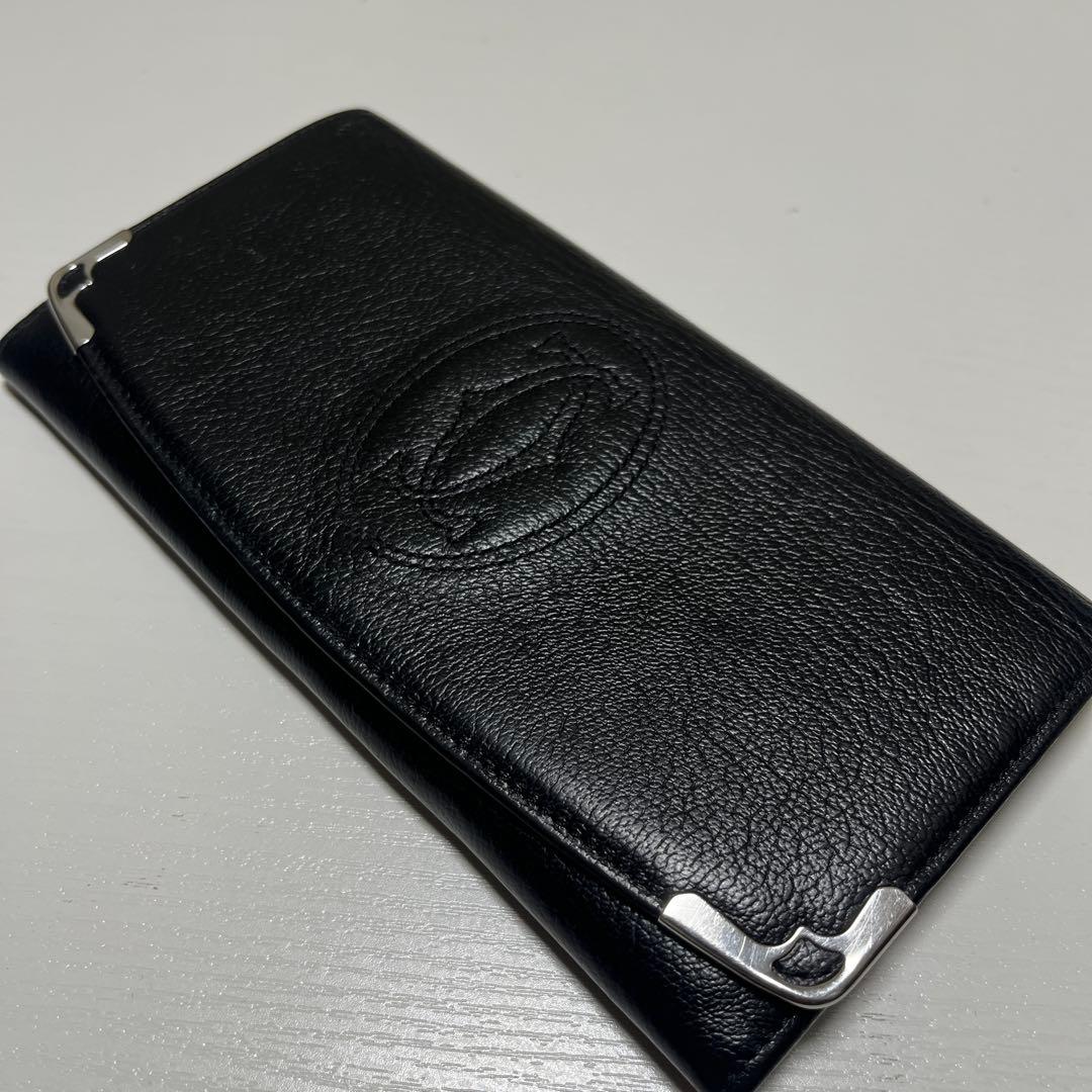 カルティエ　長財布　黒色