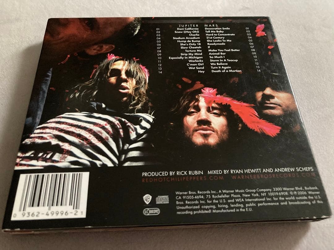 レア　レッチリ 直筆　サイン　CD red hot chili peppers