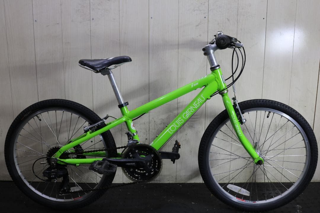 ルイガノ LGS-J22 22型 アルミ シマノ18速 本格子供用MTB 緑