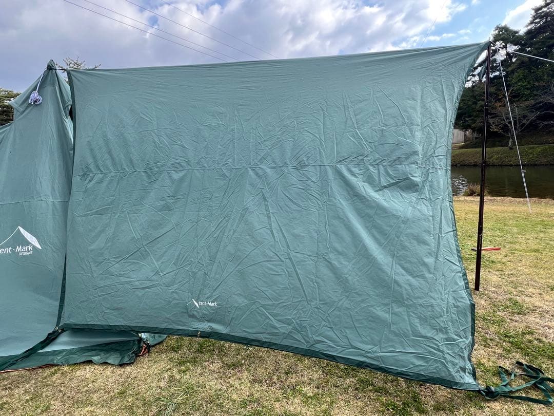 けん テンマクデザイン 焚き火タープTC コネクトヘキサ　ダックグリーン