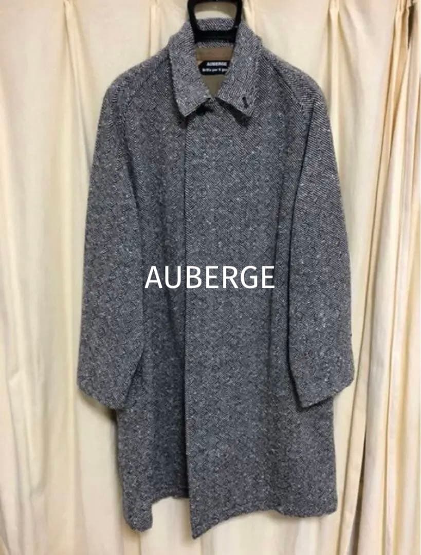 AUBERGE ブリッラ別注　ヘリンボーンバルマカンコート　38 バーバリー